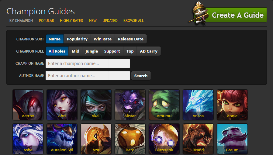 LoLking guides lol